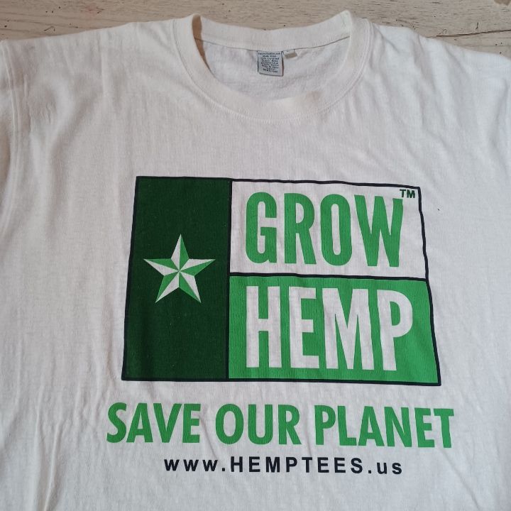 custom printed hemp t-shirt